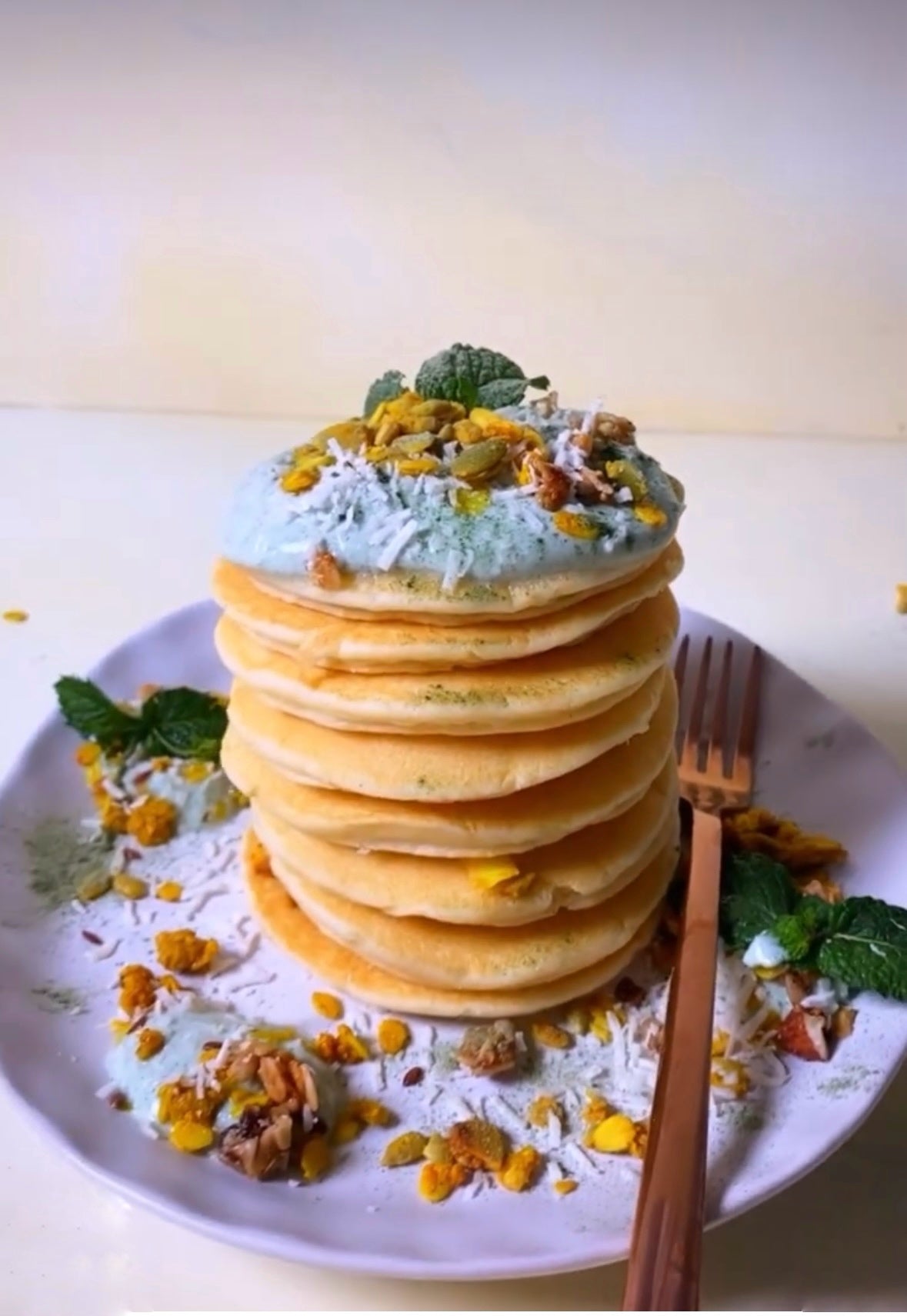 Greens Stacked Pancakes