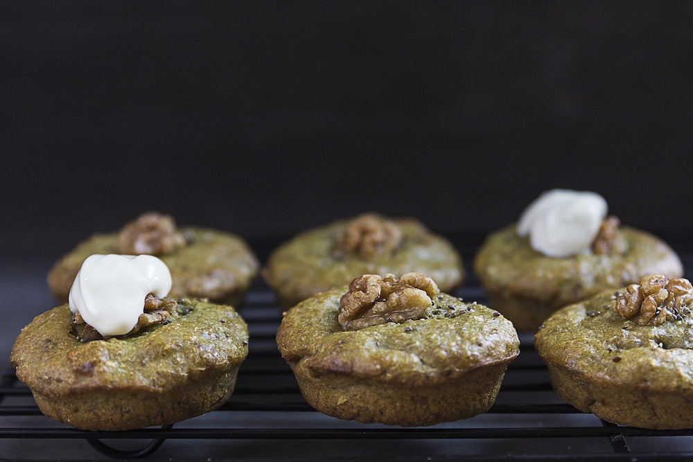 Green Goodness Banana Muffins