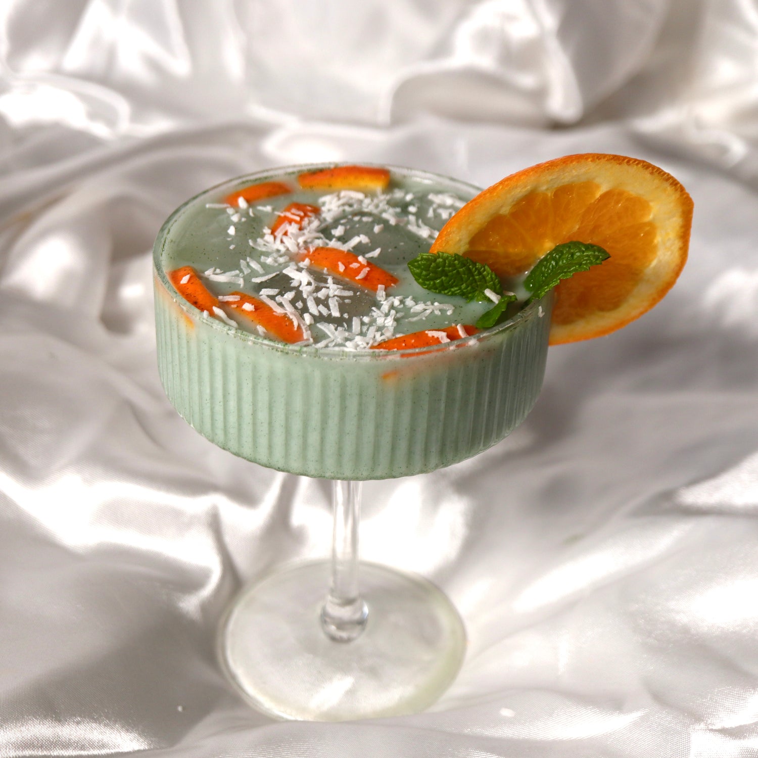 Orange Coconut Cream Mock tail cheers