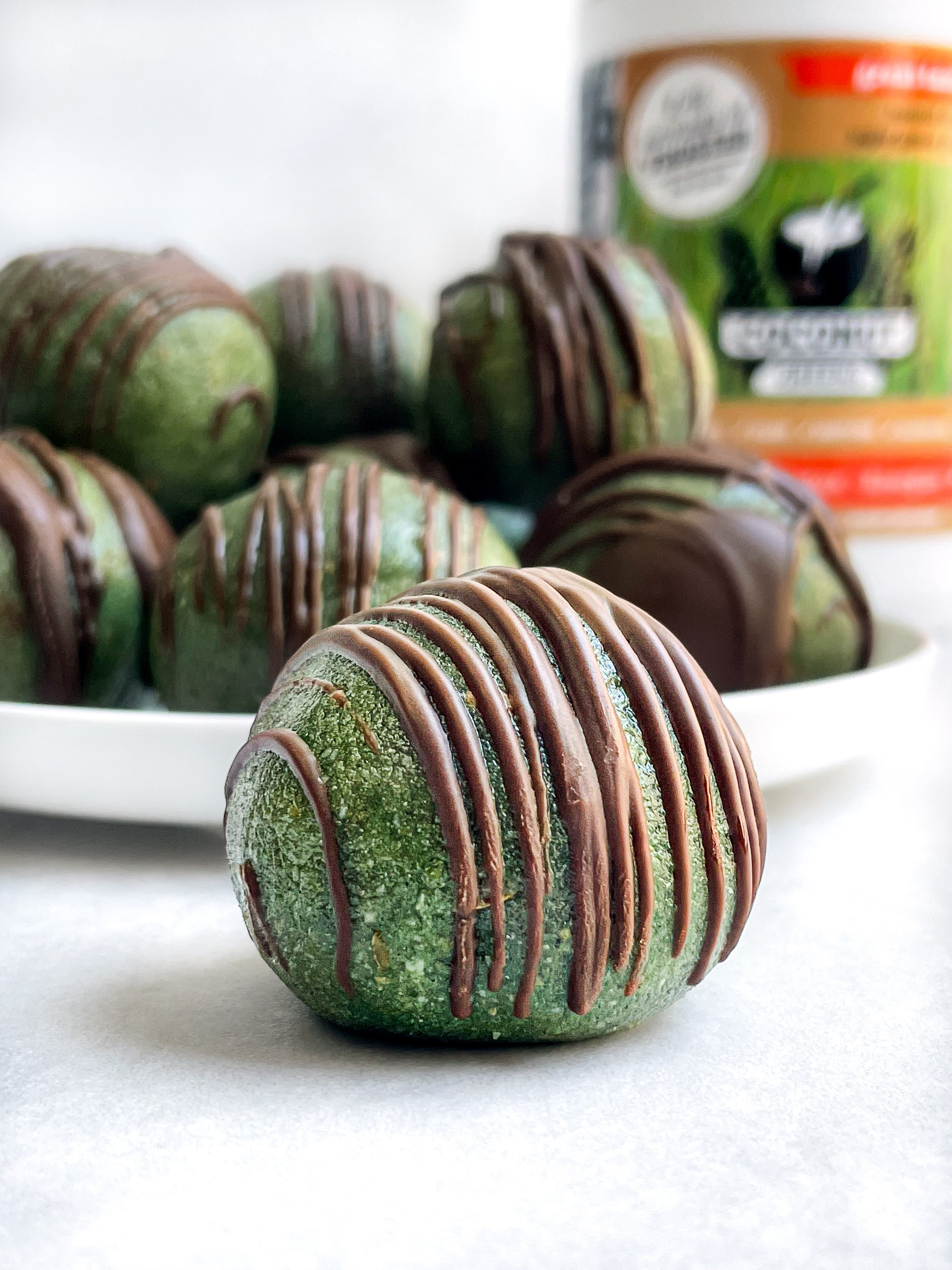 Coconut Greens Choc Truffle Bliss Balls