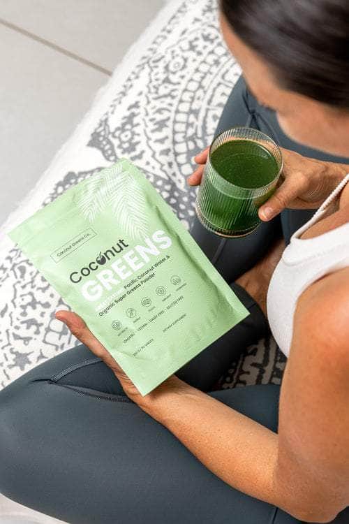 Coconut Greens Co. Food Coconut Greens ā Super Greens with Coconut Water | 250g Pouch (30 Serves)