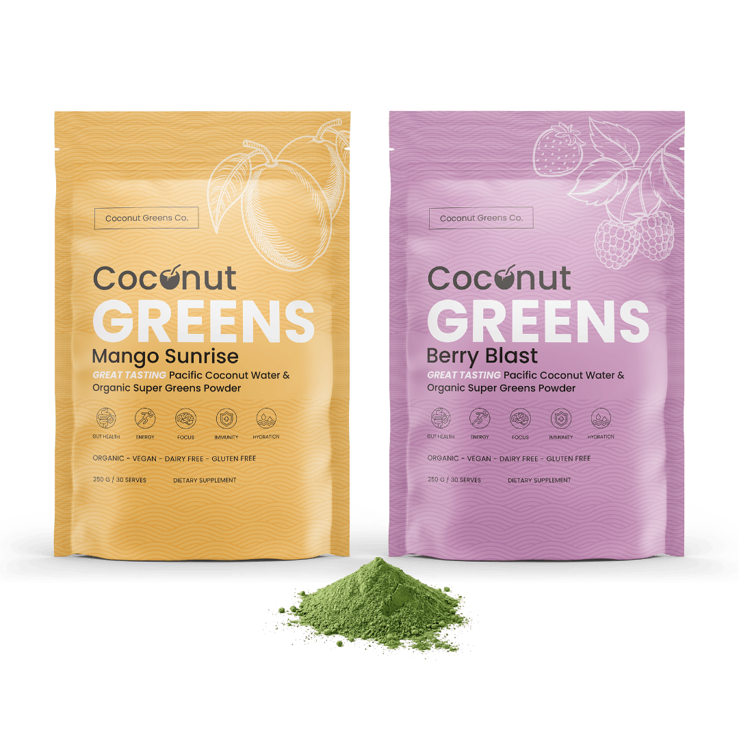 Coconut Greens Co. Food Sunrise & Blast 2 Pack (New Flavours Duo)