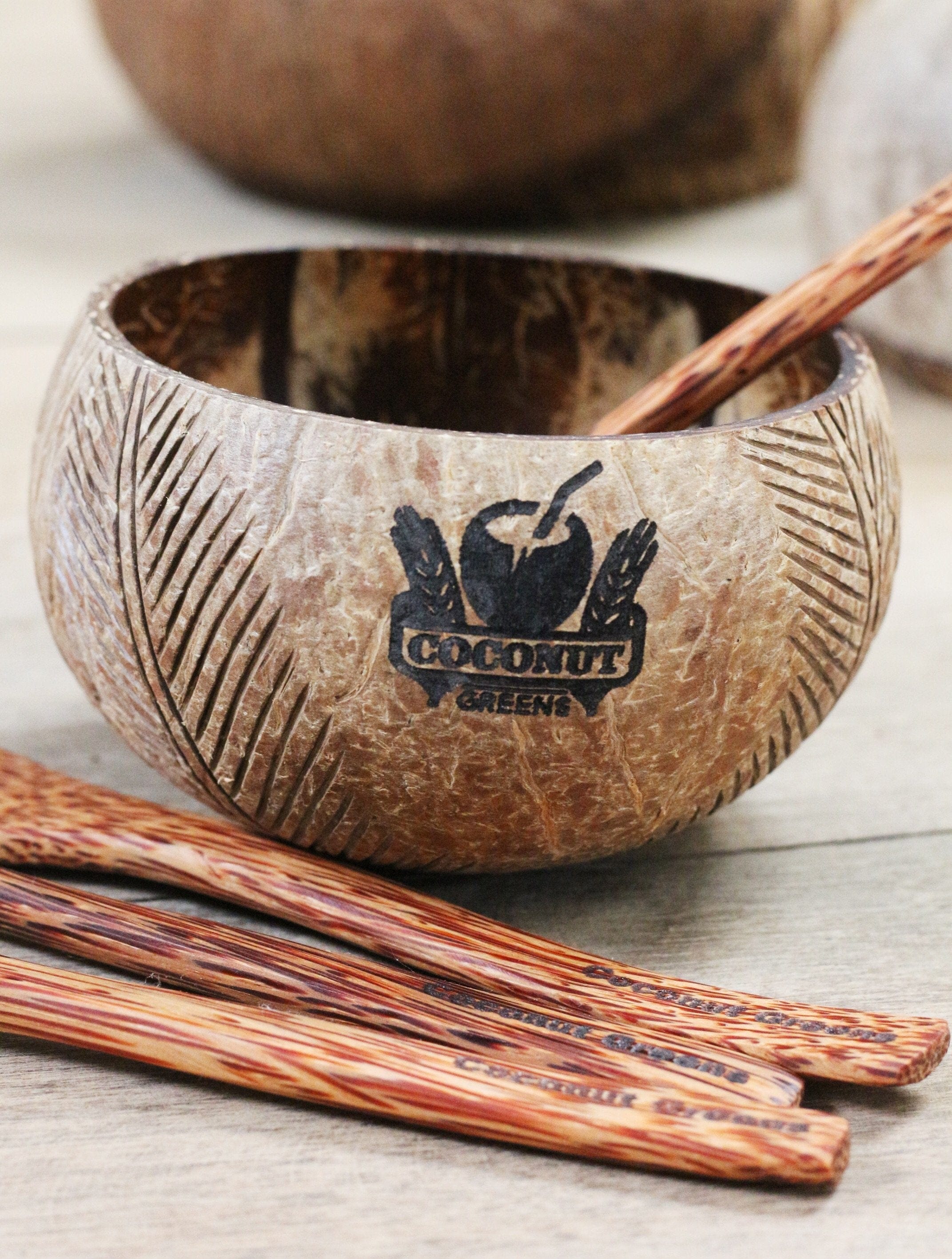 Coconut Greens All Natural Coconut Bowl & Spoon