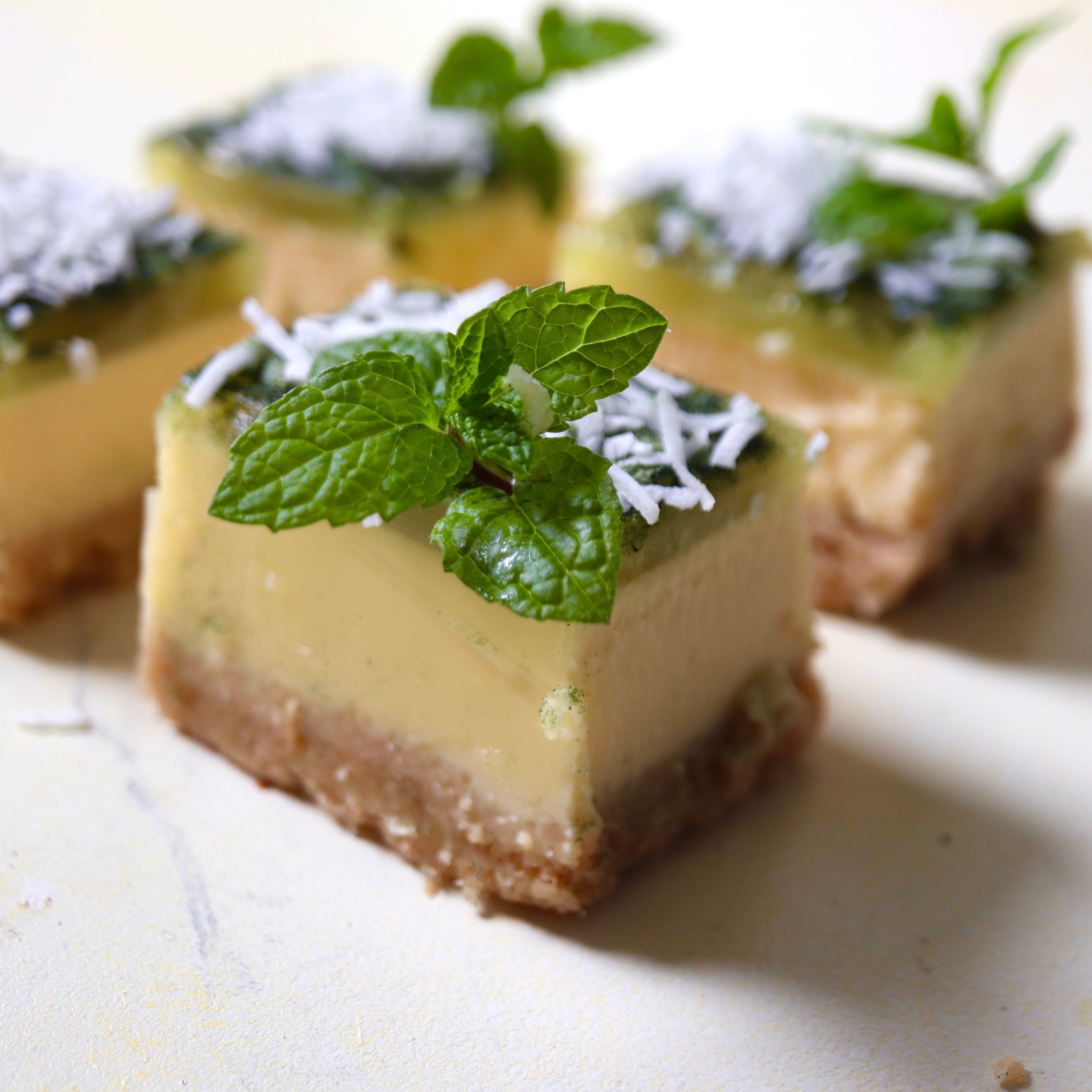 Lime Cheesecake vegan, plant based supercharged with Coconut Greens Super Greens Supplement