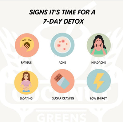 6 Signs that it's time for a 7 day detox to reset your gut 🙌🏼