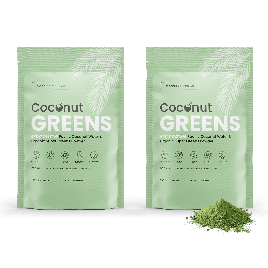 Coconut Greens Co. Food Coconut Greens – 2-Pack (2 × 250g Pouches, 60 Serves, Save 10%)