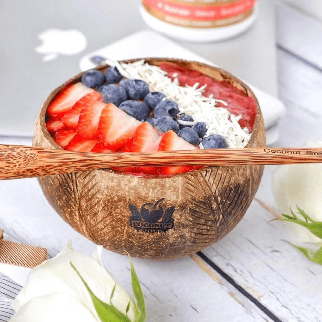 Coconut Greens free_gift FREE All Natural Coconut Bowl & Spoon