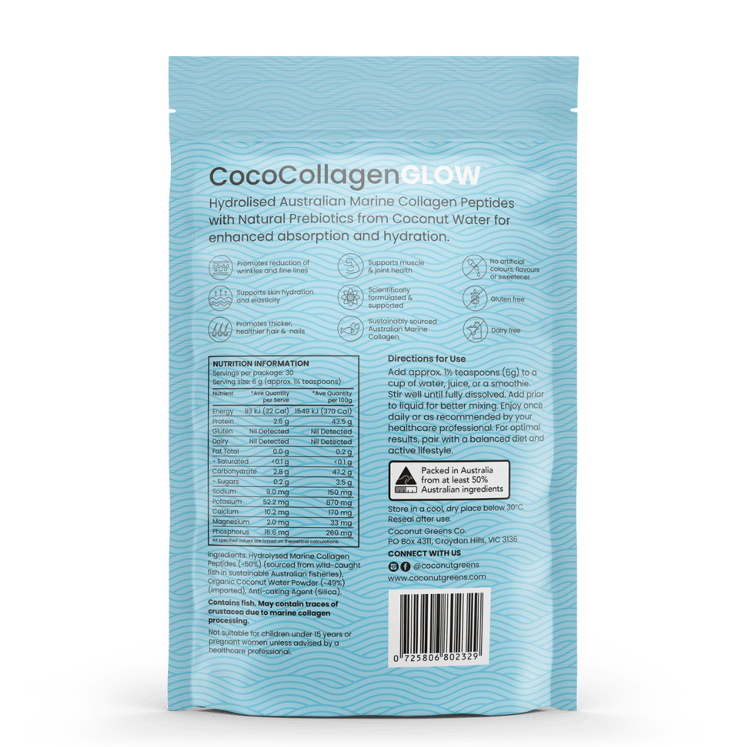 Coconut Greens Co. Food Glow & Greens Power Pack (2x2-Pack, 60 serves)