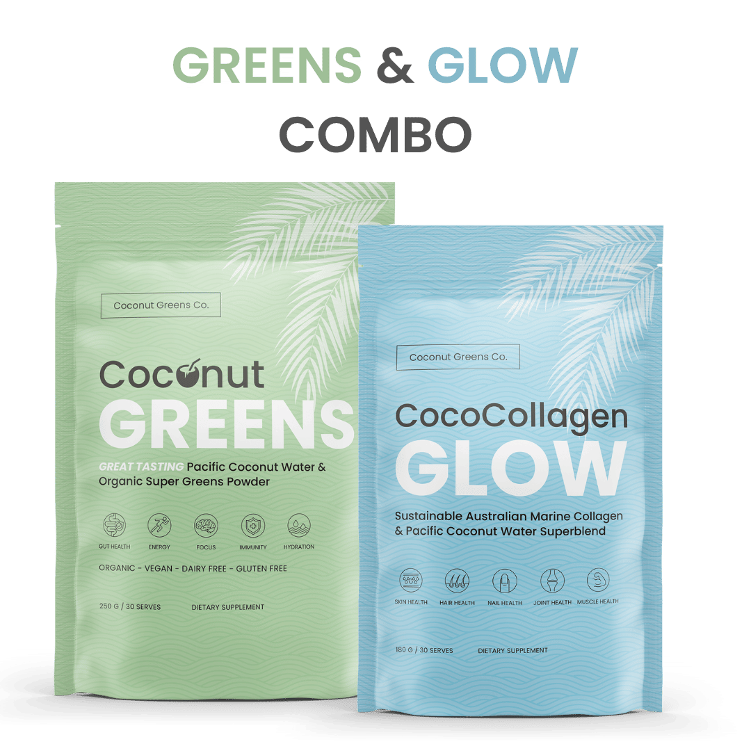 Coconut Greens Co. Greens & Glow Combo