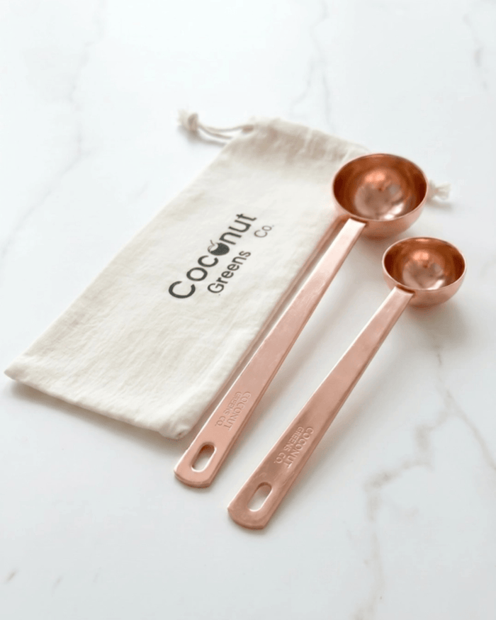 Rose Gold Scoop Set in bag (x2 scoops)