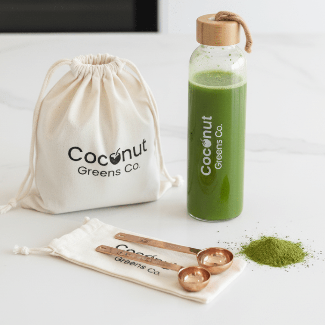 Coconut Greens Co. free_gift Wellness Gift Pack in Luxe Drawstring Tote