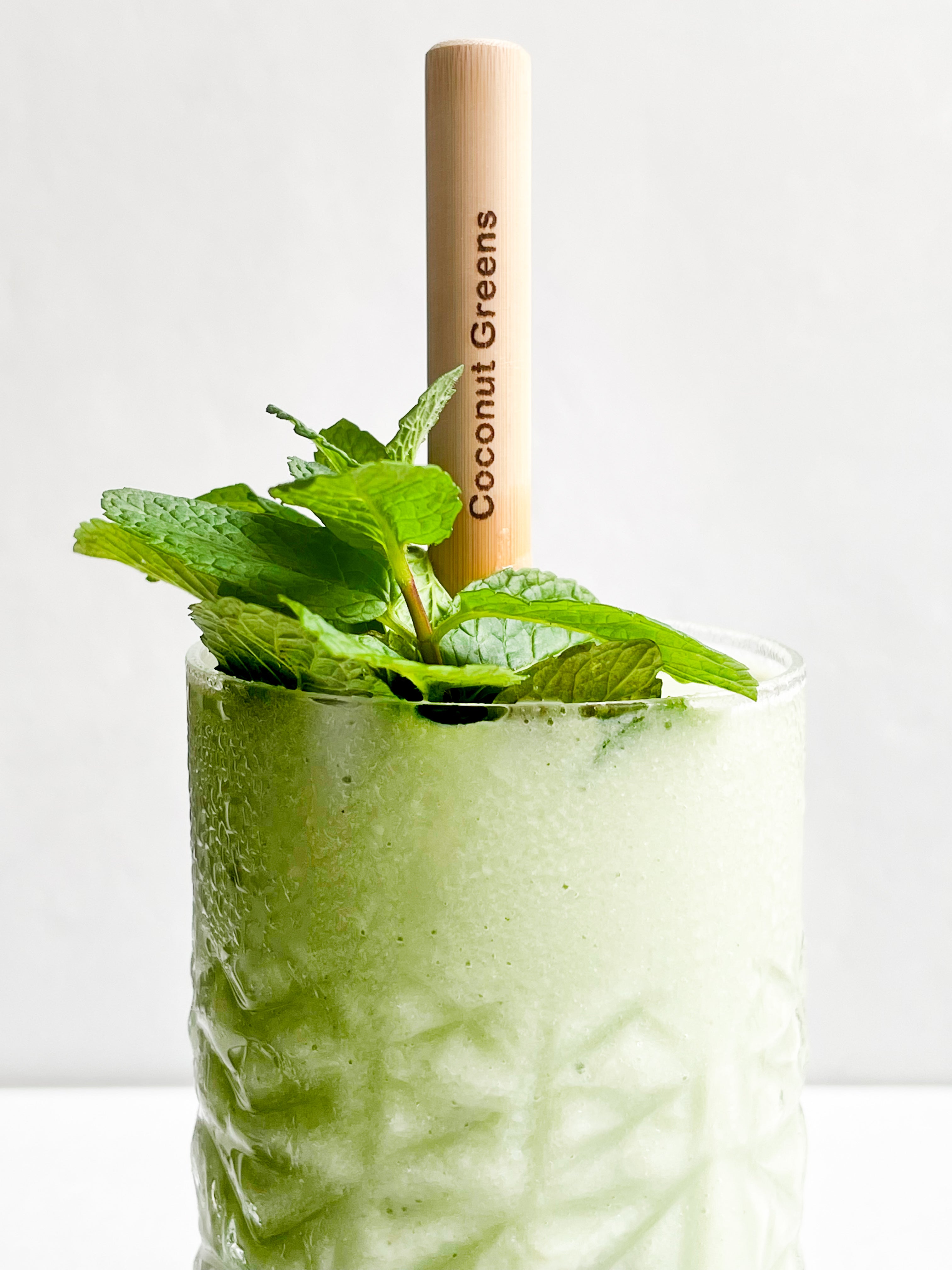 Coconut Greens The Guilt Free - Bamboo Straw